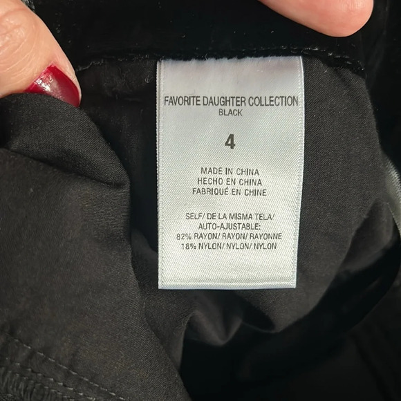 Favorite Daughter The Favorite Pants in black velvet, NWOT - Picture 9 of 9